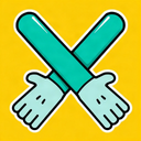 Two crossed arms